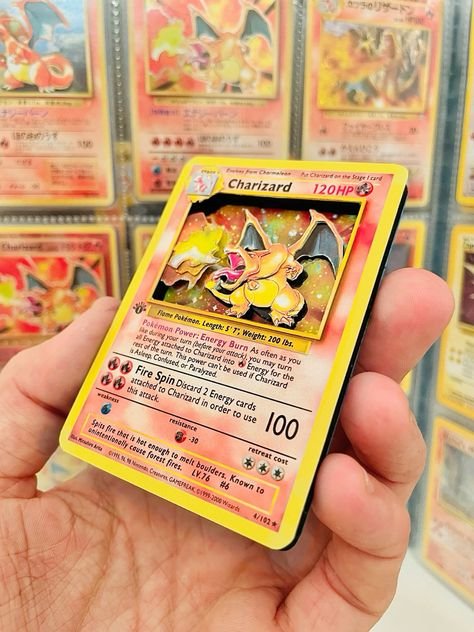 holographic charizard card