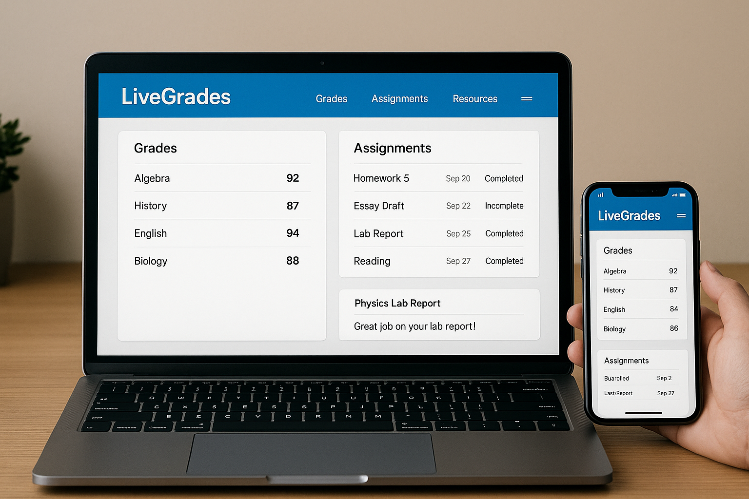 livegrades